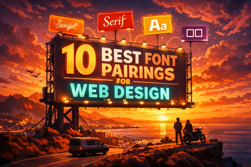 10 Best Font Pairings for Web Design