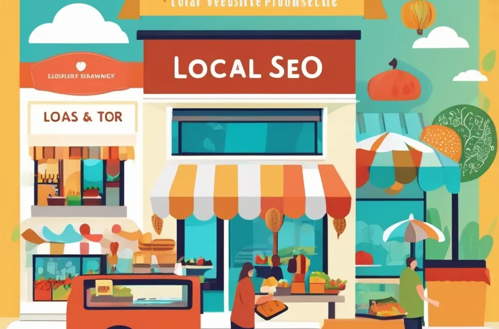 Illustration of building a website optimized for local SEO