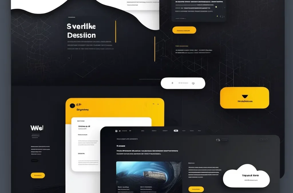 Dark mode web design showcasing sleek aesthetics and user-friendly interface options.