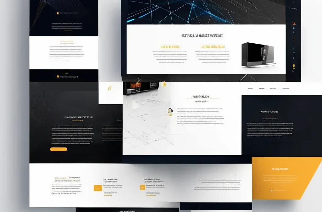 Animated elements enhancing modern web design for engaging user experiences