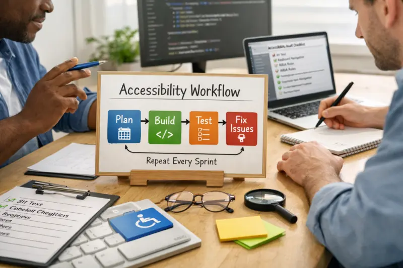 Build an accessibility-first workflow your team can repeat