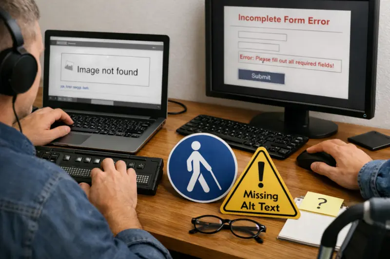 Understand key accessibility barriers and design for inclusive interaction