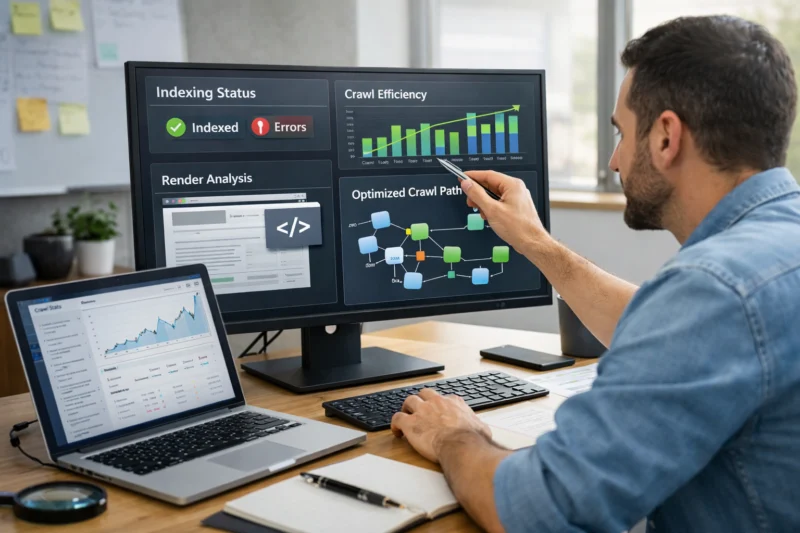 Technical SEO in 2026 should focus on indexing certainty, crawl efficiency, and render-aware…