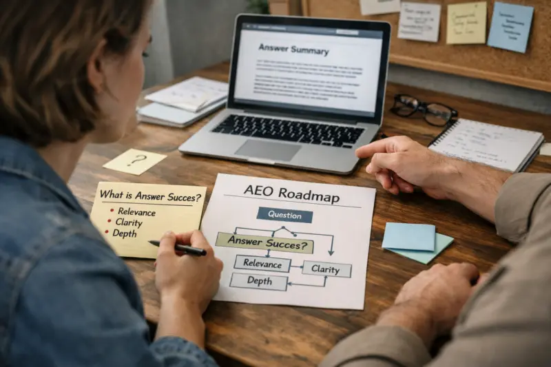 Turning content into answers with a practical AEO roadmap