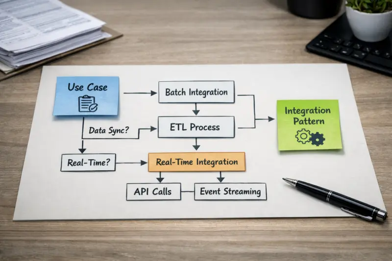 Use a decision path to choose the right integration pattern