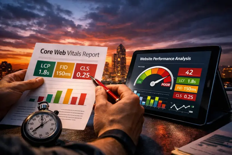 Core Web Vitals Analysis for Top Websites Core Web Vitals Analysis for Top Websites