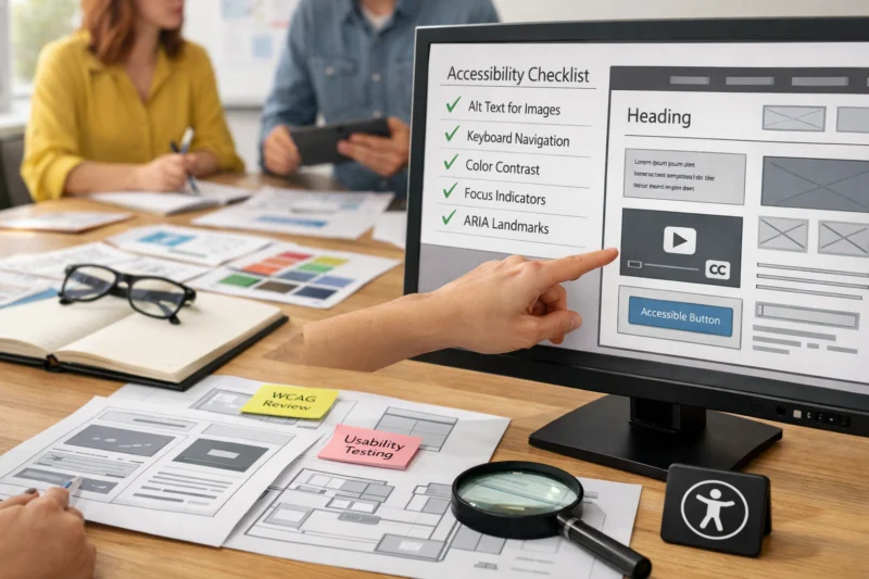 Build an accessibility-focused design workflow that prevents late rework
