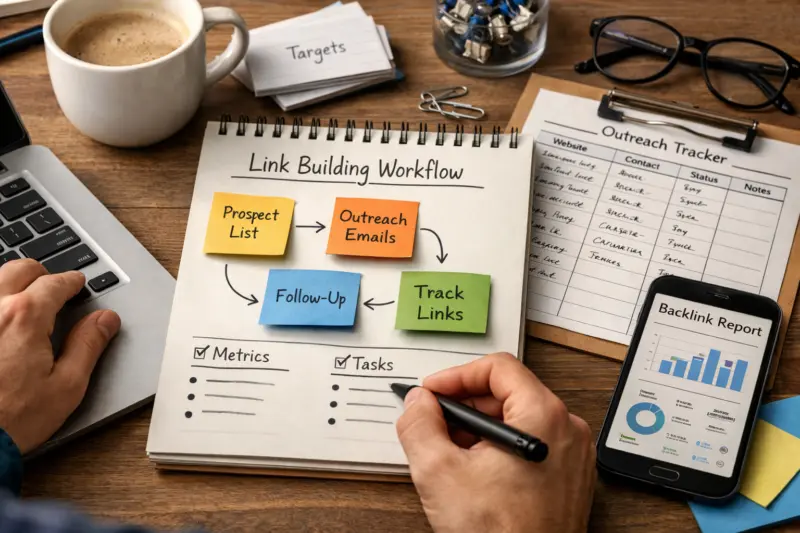 Build a repeatable link acquisition workflow that supports SEO performance