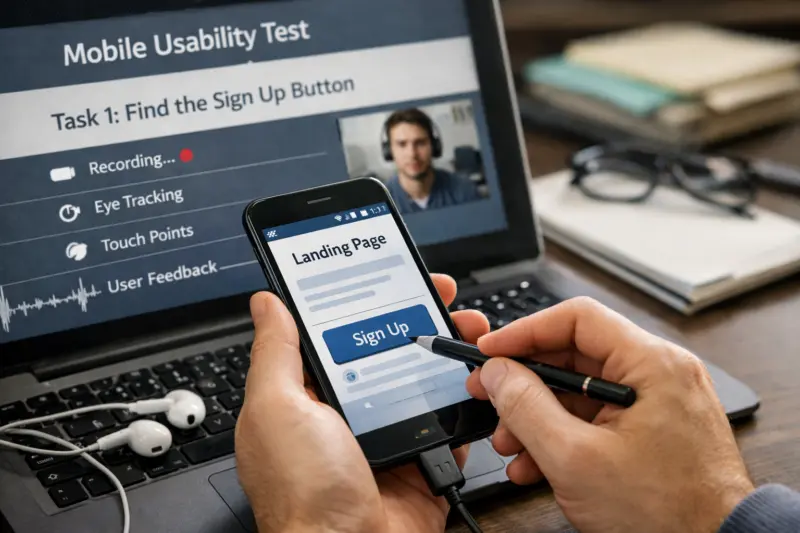 Mobile Usability Testing: Ensure Your Site Performs Well