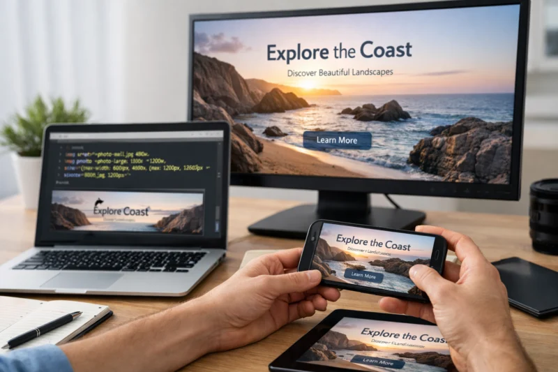 How responsive images support design goals across devices