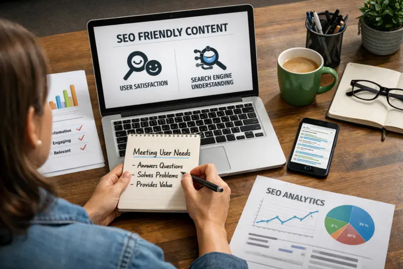 What makes content “SEO friendly” in measurable terms
