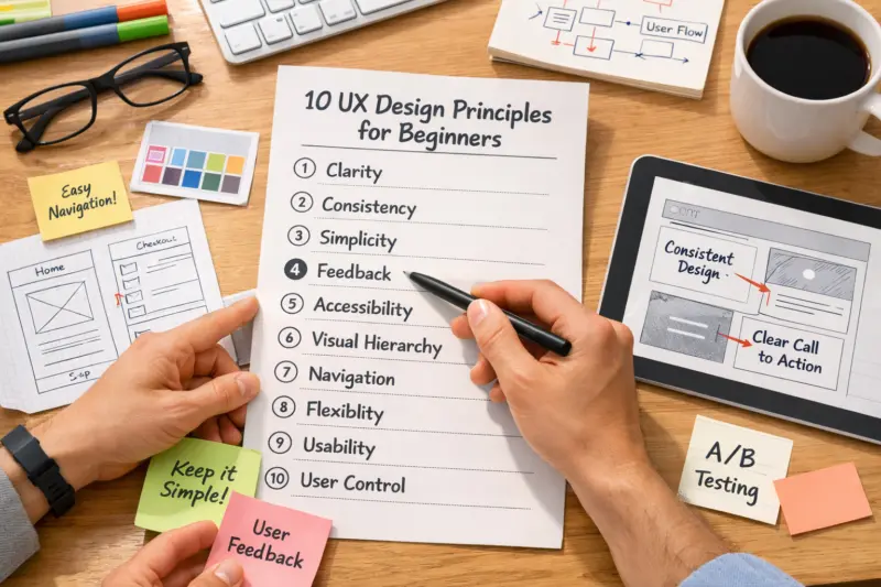 10 UX Design Principles for Beginners