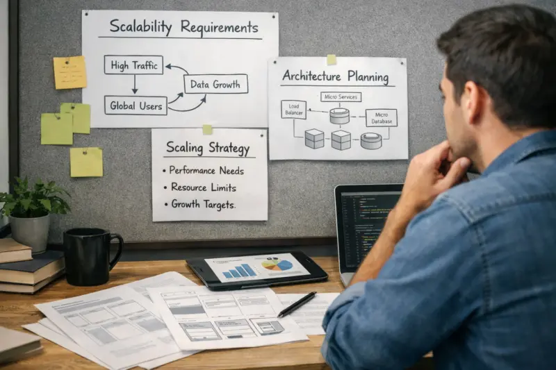 Turn scalability goals into architectural decisions before you write templates