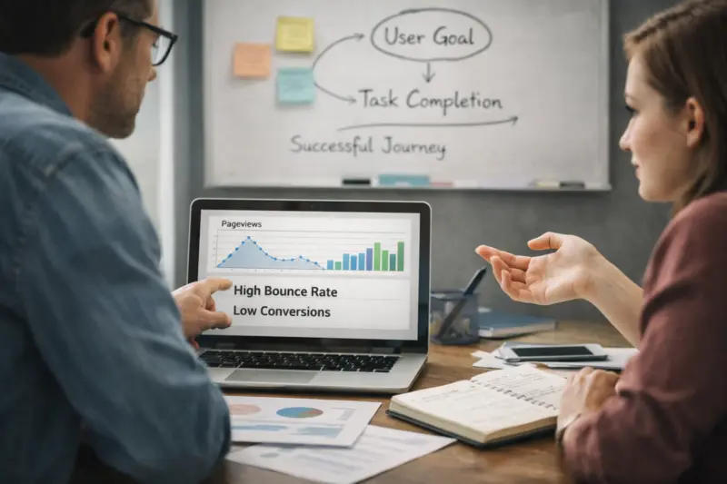 Translate engagement metrics into UX meaning, not vanity numbers