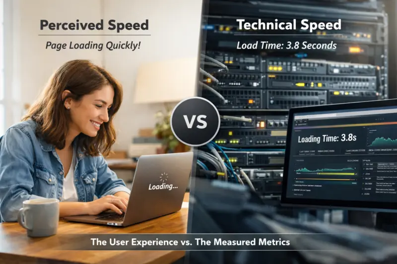 How perceived speed differs from technical speed and why that changes your priorities