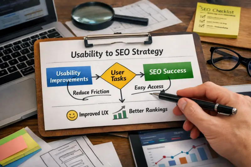 A usability-to-SEO decision framework teams can execute