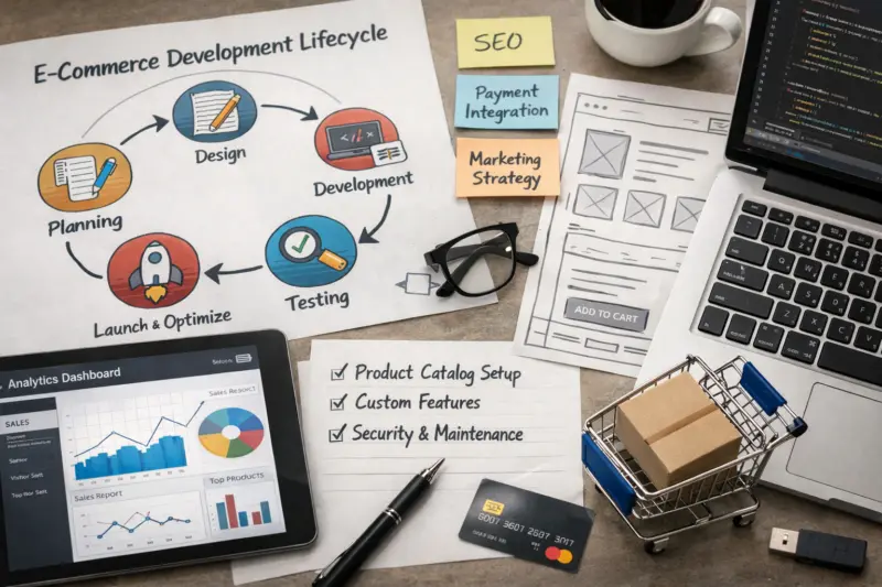 What the end-to-end WooCommerce & e-commerce development lifecycle really includes