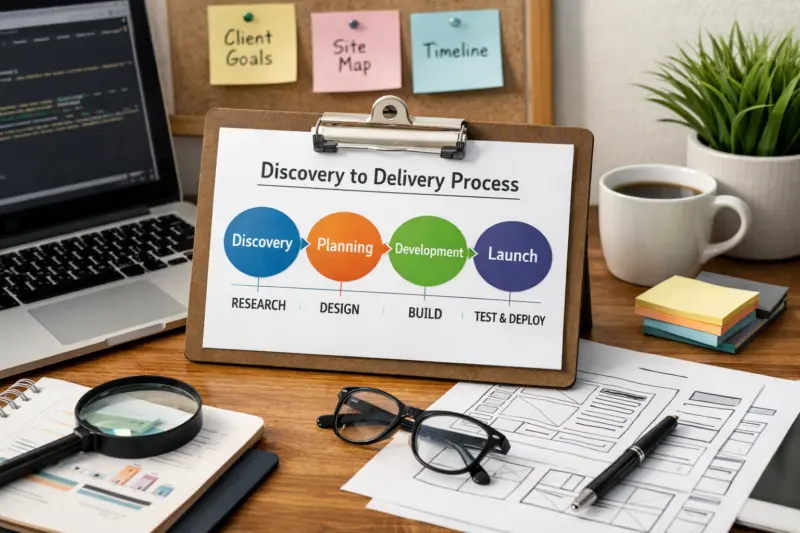 A clear discovery-to-delivery process prevents most WordPress project failures